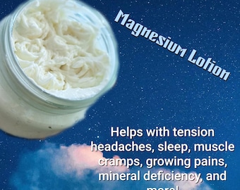 DIY Recipe Magnesium Lotion for Pain and Infant Safe