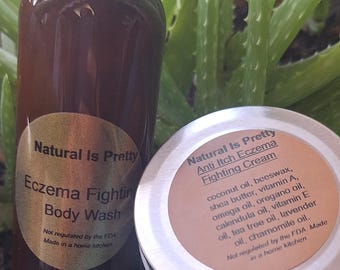 DIY Recipe Card for Eczema Fighting Body Butter and Body Wash/Face Wash