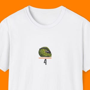 Camiseta unisex de Fórmula 1 con casco Lando Norris 2025 / F1 / Regalo de Fórmula 1 / Camiseta Norris F1