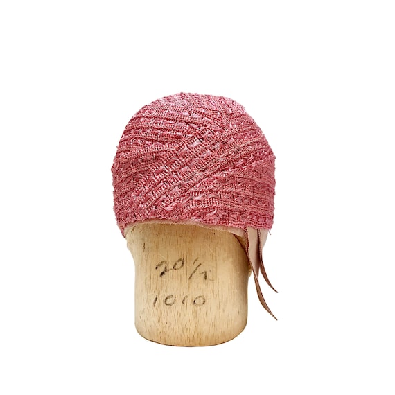 1920s Straw Braid Cloche - Rose Straw Braid Cloche - … - Gem