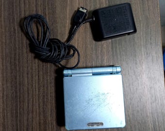 Nintendo Gameboy Advance SP Ags 101 & Adapter Japan Import - Tested Working