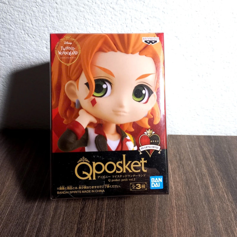 Q Posket Petit Cater Diamond wisted Wonderland Heartslabyul Banpresto Bandai Figur - Ny bild 1