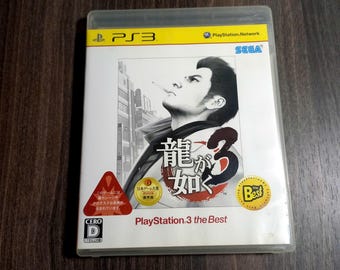 Ryu ga Gotoku 3 Yakuza Ps3 Japan import with manual Sega Game - working