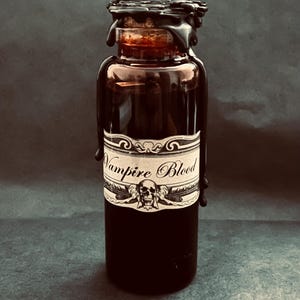 Bottiglia di pozione di sangue di vampiro - Collezione Gothic Horror