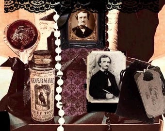 Edgar Allan Poe Geschenk & Mystery Box - Gothic Horror Kollektion