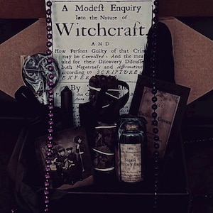 Coffret cadeau et mystère Salem Witchcraft - Collection Halloween