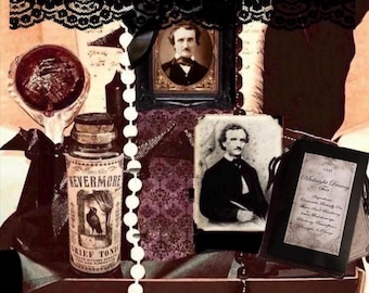 Caja de regalo y sorpresa de Edgar Allan Poe - Colección de terror gótico