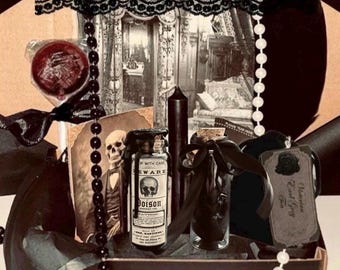 Victorian Gothic Gift & Mystery Box - Gothic Horror Collection