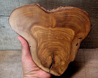 A 101 year old California Olive Naturally Heart Shaped Branch - Natural Rustic Wood Ornament  by Tanja Sova