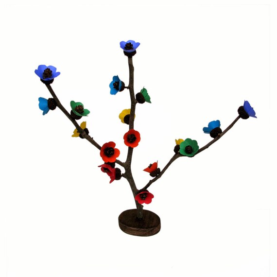Dugino Drvo - Regenbogen Eichel Tannenzapfen Bonsai - Original Kunst Papier  Skulptur von Tanja Sova - Etsy sterreich