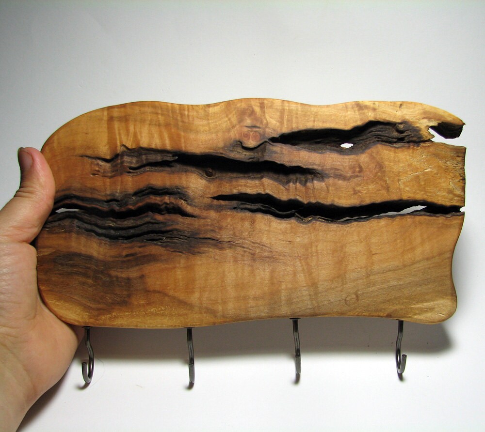 Nature's Key Rack Simplicity Rack - Back to Nature - Organic Natural Silk Maple Key ...