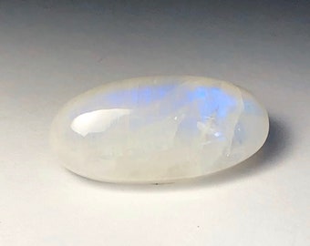 Moonstone- 102.8- Oval Moonstone- Moonstone Cabochon- Oval Cabochon- mermaidstoned