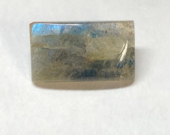 Green Labradorite (3) Rectangle Labradorite- Labradorite Cabochon- Rectangle Cabochon- mermaidstones