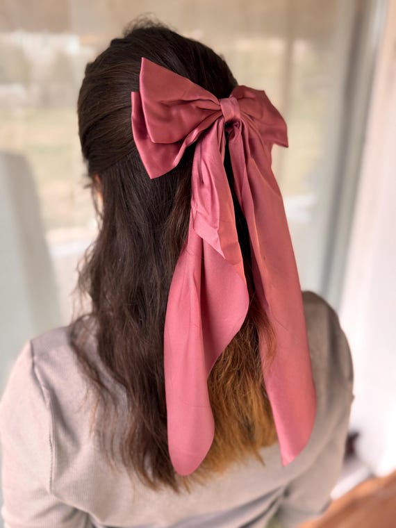 Fermaglio Per Capelli Grande Fiocco - Forcina Francese Per Donna E Ragazza, Multicolore