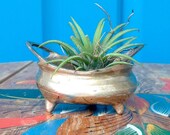 SALE-FREE SHIPPING-Vintage Small Brass Chinese Censer-Chinese Brass Incense Burner-Brass Air Plant Holder-Boho-Meditation-Hippie-Asian Decor