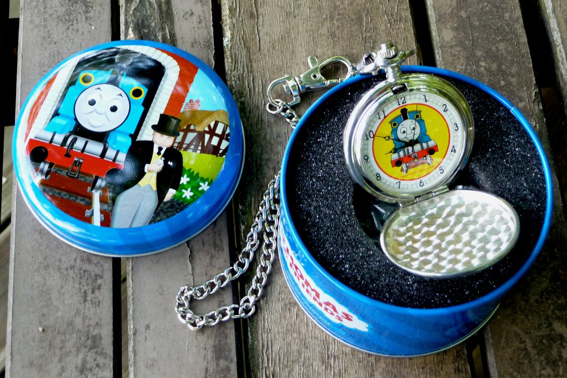 Vintage Thomas the Train Pocket Watch Etsy