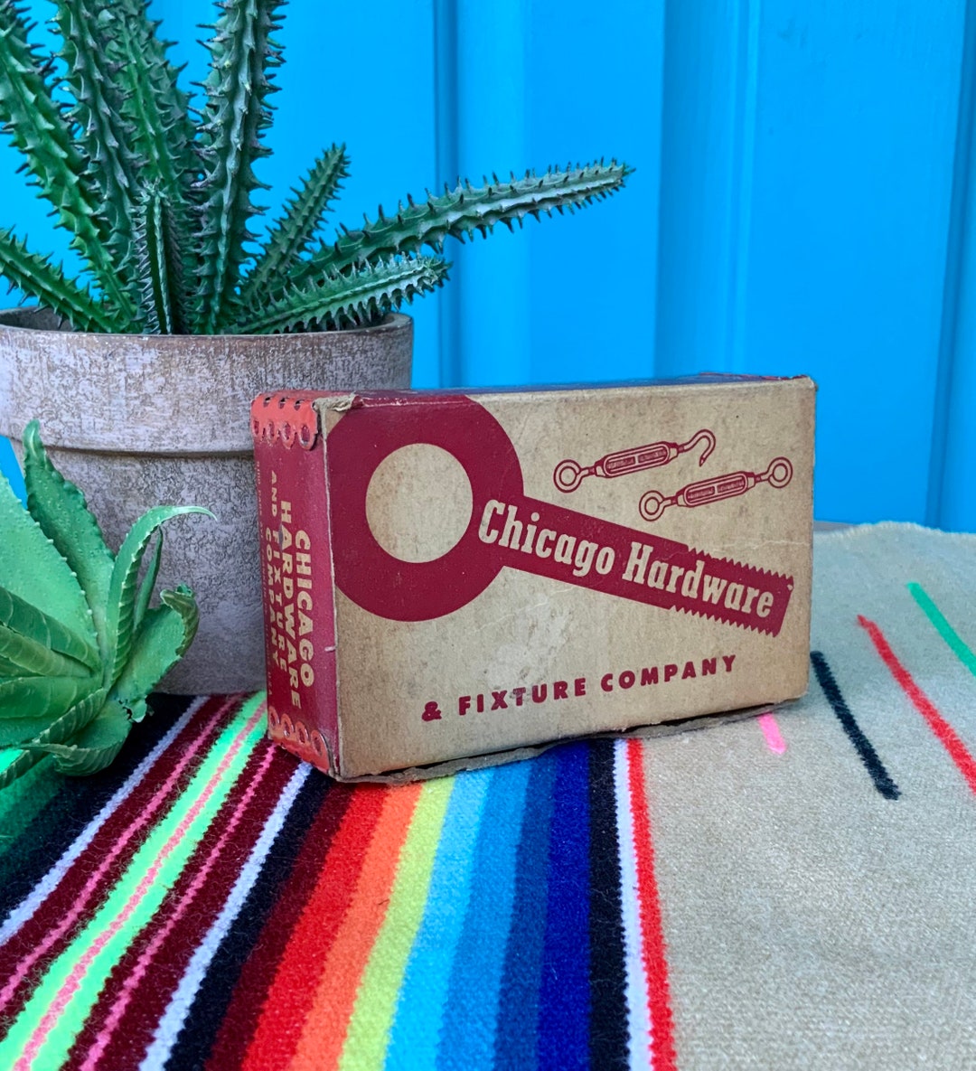 LIVRAISON GRATUITEvintage Empty Chicago Hardware Fixture Company