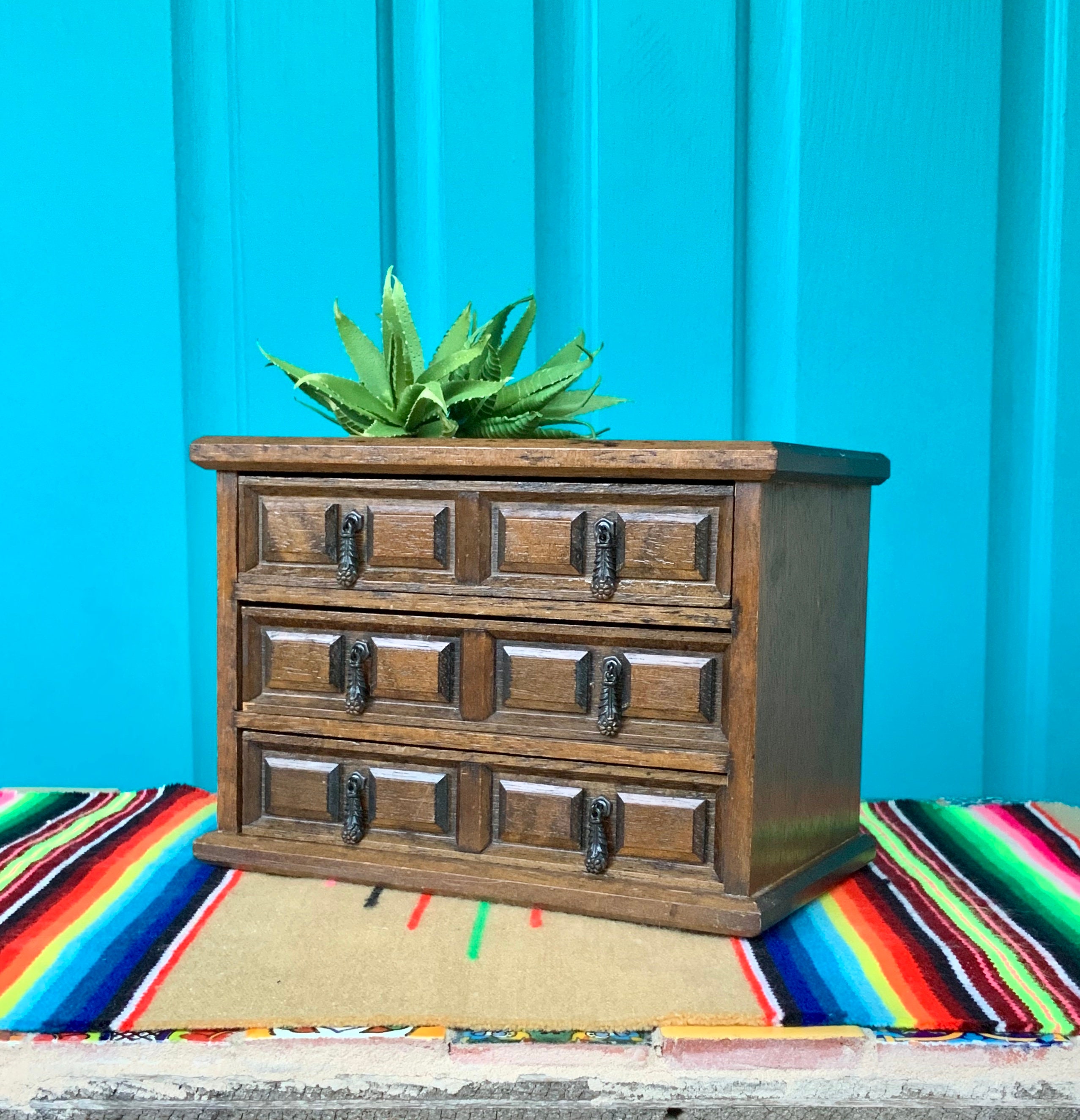 Free Shipping Vintage 1970s Mele Wooden 3 Drawer Music Etsy
