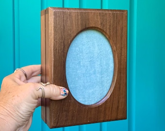 FREE Shipping-vintage 1950's Decatur Wooden Jewelry Music Box