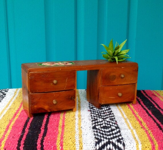 Sale Free Shipping Vintage Sweet Handmade 4 Drawer Cedar Etsy