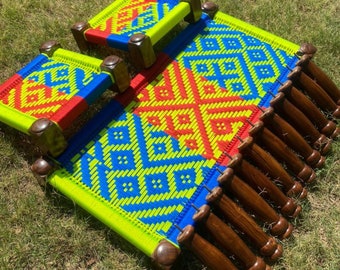 Charpai de madera de sheesham de estilo vintage: sofá cama indio hecho a mano, material natural, cama india tradicional, rústico