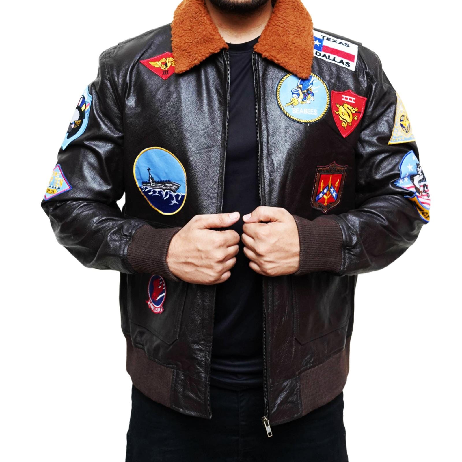 Handmade Leather Cow Patches for Jackets | Customizable Men’s Leather ...