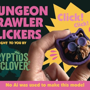 Princess Donut Fidget Clicker: Dungeon Crawler Carl Inspired Custom Mechanical Keyboard Switch, ASMR, DCC fan merch