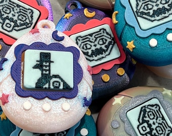 Virtual Pet Fidget Clicker: KPop Demon Hunter Derpy and Sussie Inspired Custom Mechanical Keyboard Switch, ASMR