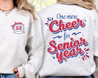 Senior Hockey Mom Shirt Custom Hockey Name Number Sweatshirt High School Senior Night Crewneck Personalized Senior Year Hockey Sweater