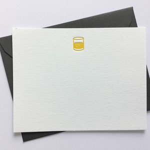 Gentleman's Fancy // Flat Letterpress Cards & Envelopes // Set of 6 image 8