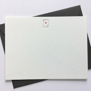 Gentleman's Fancy // Flat Letterpress Cards & Envelopes // Set of 6 image 3