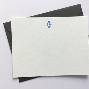 Gentleman's Fancy // Flat Letterpress Cards & Envelopes // Set of 6 image 7