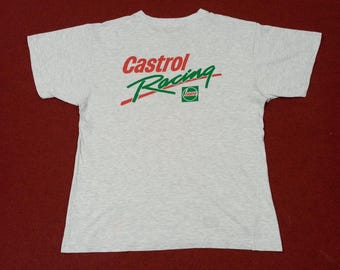 ヴィンテージ・Tシャツ カストロールGTXモーターオイル・レーシングCM