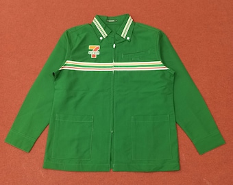 Vintage 7 Eleven Japanese Workwear Uniform Jacket