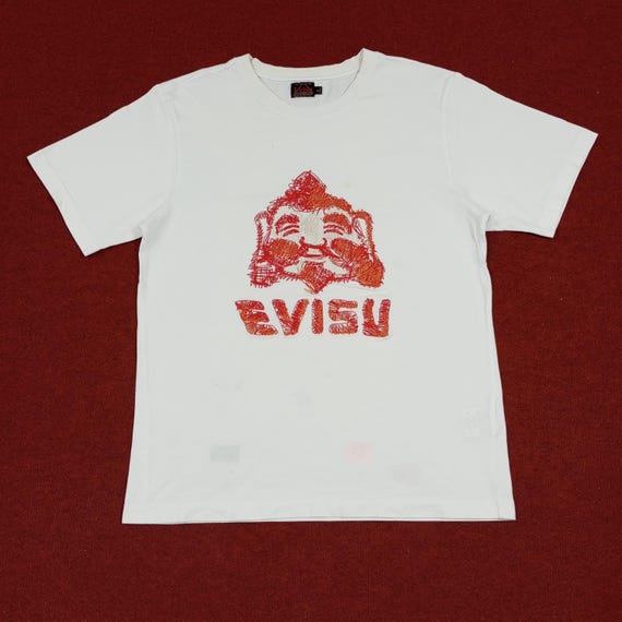 Vintage Evisu Japanese Brand Embroidery Design Fashion Tshirt - Etsy