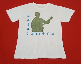 90s Aztec Camera ツアー Tシャツ L ビンテージ Vintage Aztec Camera
