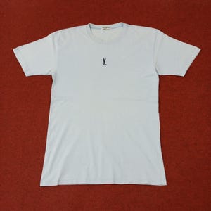 Vintage Yves Saint Laurent YSL Logo T-shirt - Etsy