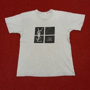 Vintage Yves Saint Laurent YSL Logo T-shirt - Etsy