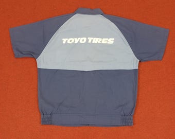 Vintage TOYO TIRES Racing Team Uniform Workers Jacket - Etsy