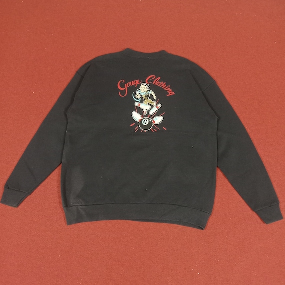 Vintage Gouge Skateboard Style Sweatshirt - Etsy