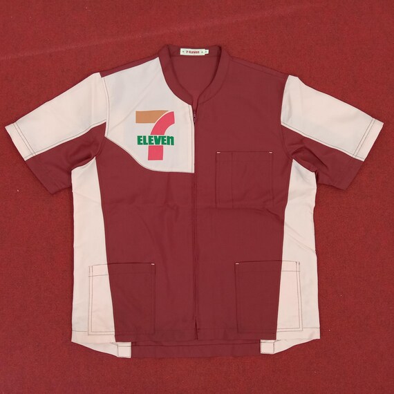7-ELEVEN コンビニ ワークシャツ ジャケット ユニフォーム 7-ELEVEN コンビニ ワークシャツ ジャケット ユニフォーム - メルカリ