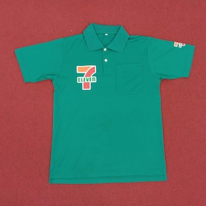 7 Eleven Japanese Workers Uniform Pocket Style Polos