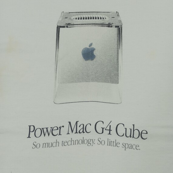Apple - 激レア！新品！mac cube Tシャツ★G4！2000年 Vintage Apple Power Mac G4 Cube T-shirt - Etsy