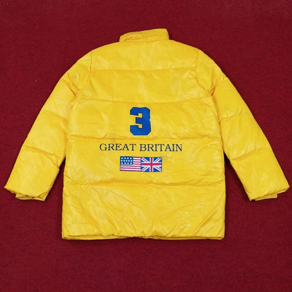 Vintage Polo by Ralph Lauren Great Britain Design Puffer Jacket - Etsy