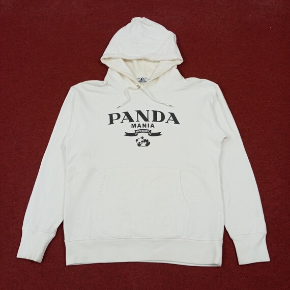 Vintage Hysteric Glamour Japanese Brand Panda Mania Design Hoodies