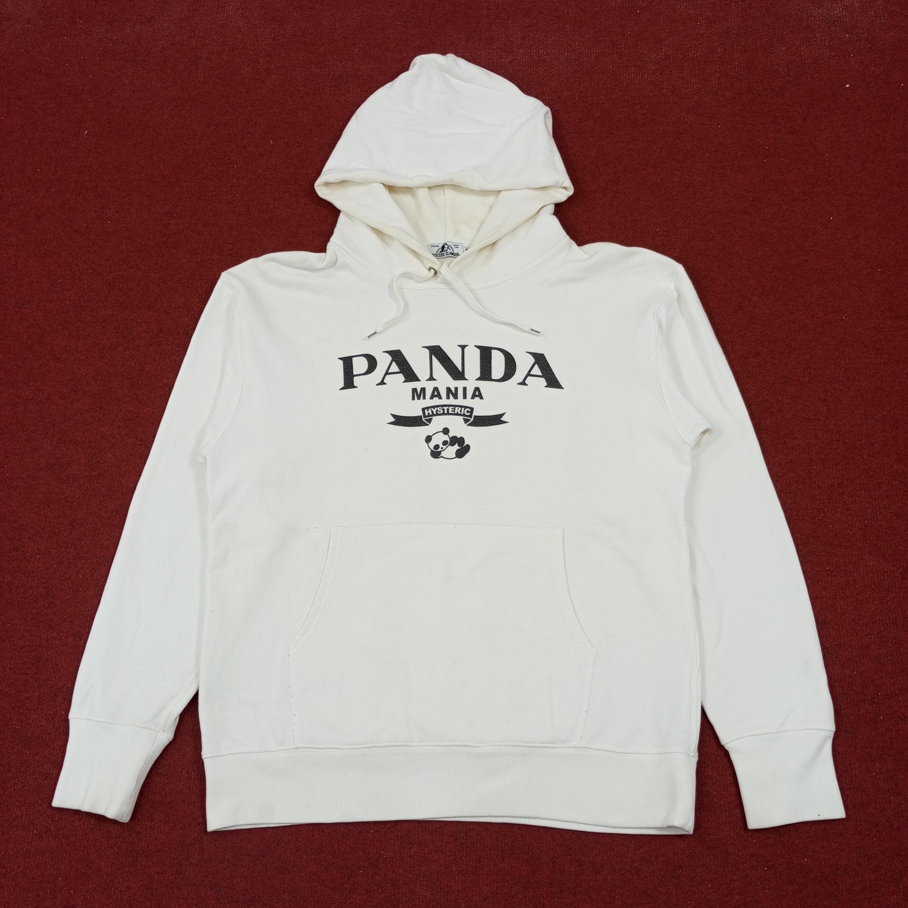 hysteric glamour PANDA MANIA スウェットパーカー Vintage Hysteric Glamour Japanese Brand Panda Mania Design Hoodies