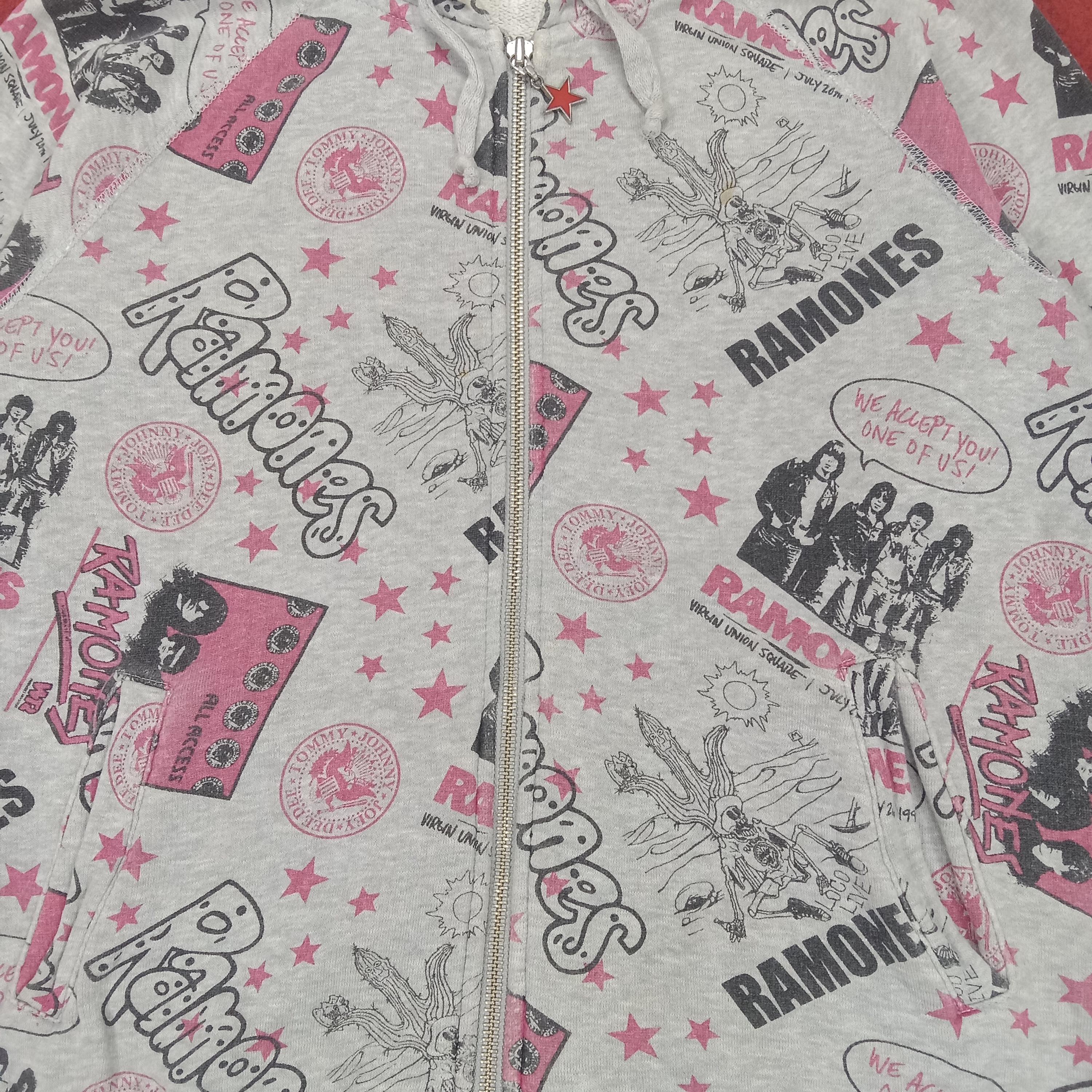 Vintage Hysteric Glamour X Ramones Rock Band Hoodies - Etsy