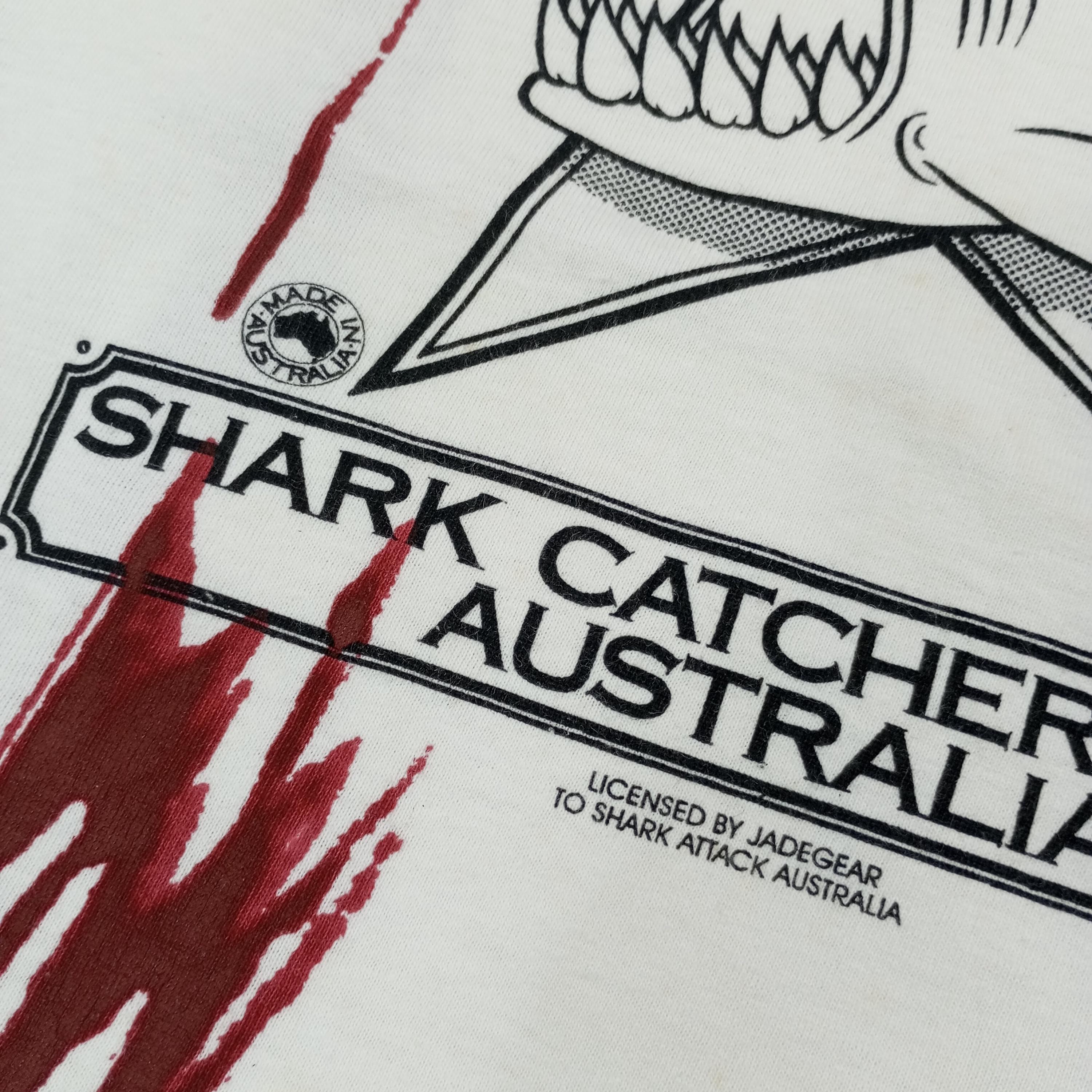 Vintage Shark Attack Shark Catchers Club Australia Tshirt - Etsy