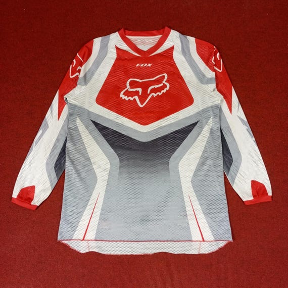 ビンテージ　FOX SS Jersey Vintage Fox Racing Logo Design Motocross Sports Jersey - Etsy