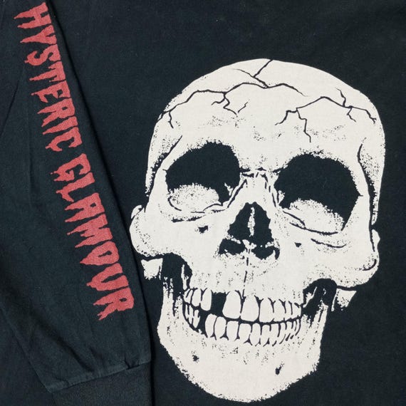 Vintage Hysteric Glamour Skull Rock Punk Tshirt - Etsy Israel